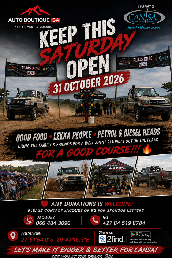 🏁 AUTO BOUTIQUE SA CANSA PLAAS DRAG 2026