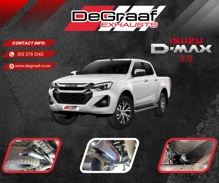 DeGraaf Performance Exhaust for Isuzu D‑Max | Power & Torque Upgrade