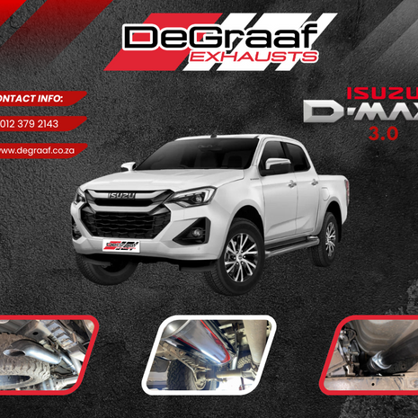 DeGraaf Performance Exhaust for Isuzu D‑Max | Power & Torque Upgrade