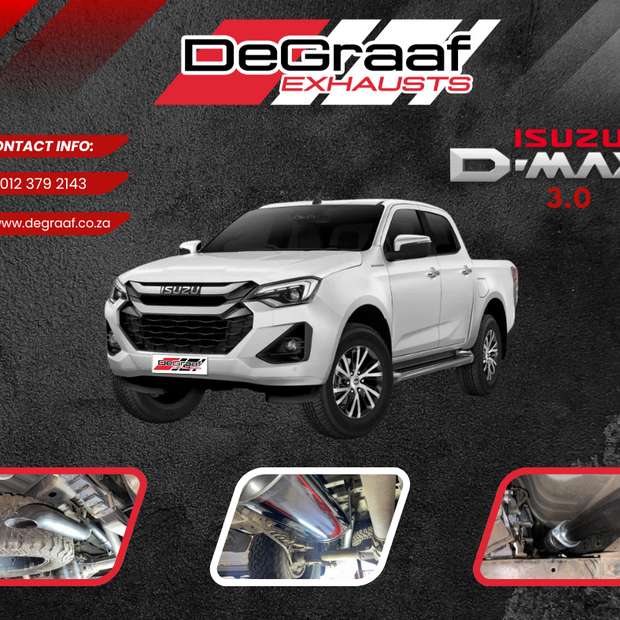 DeGraaf Performance Exhaust for Isuzu D‑Max | Power & Torque Upgrade