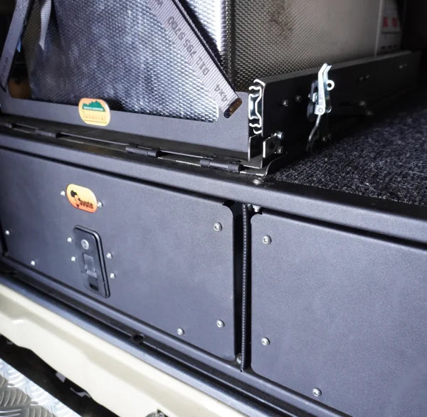 Twin Drawer System – Toyota Land Cruiser 76 (LC76) Heavy-Duty Storage Solution