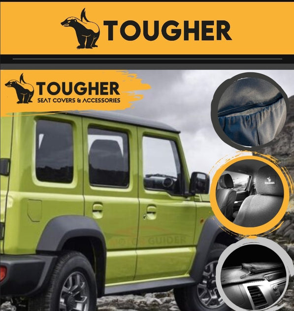Suzuki Jimny Tougher Canvas Seat Covers 2018+ (Gen4 3 & 5 Door) – Heavy Duty Polycotton Interior Protection