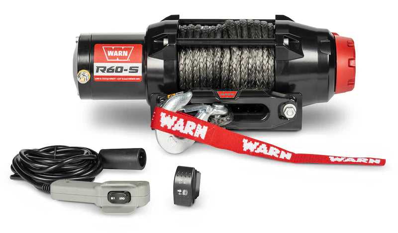 WARN R-Series 6000lb Synthetic Rope Winch | Heavy-Duty Recovery System
