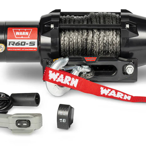 WARN R-Series 6000lb Synthetic Rope Winch | Heavy-Duty Recovery System