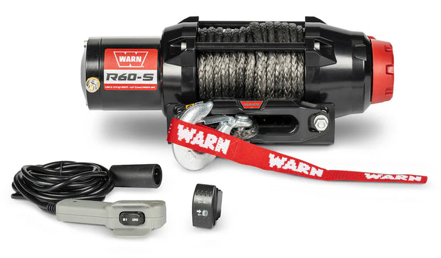 WARN R-Series 6000lb Synthetic Rope Winch | Heavy-Duty Recovery System