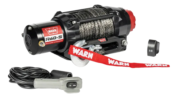 WARN R-Series 6000lb Synthetic Rope Winch | Heavy-Duty Recovery System