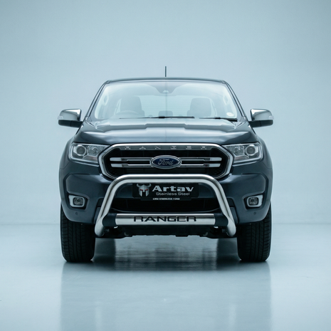 Artav Ford Ranger T6 Facelift Nudge Bar Stainless