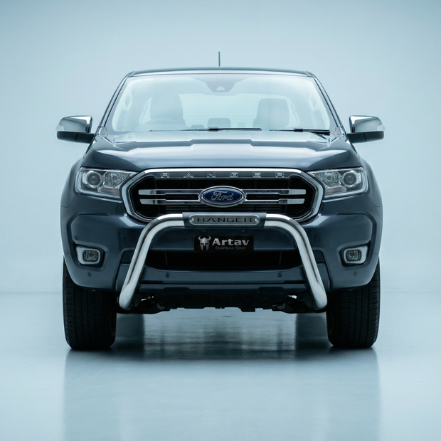 Artav Ford Ranger T6 Facelift PDC Nudge Bar Stainless