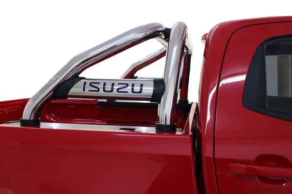Artav Isuzu D-Max Sports Bar Single Cab – 304 Marine Grade Stainless Steel / Black Roll Bar (Polished Finish) – 1600094T