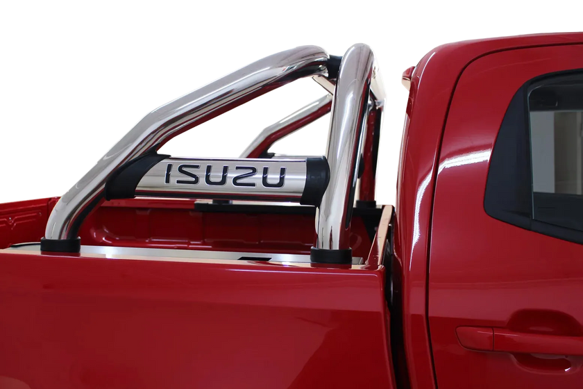 Artav Isuzu D-Max Sports Bar Single Cab – 304 Marine Grade Stainless Steel / Black Roll Bar (Polished Finish) – 1600094T