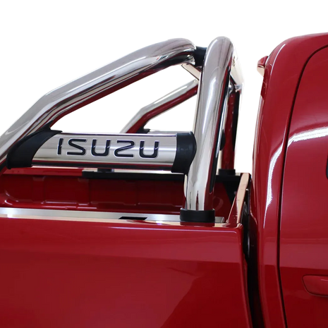 Artav Isuzu D-Max Sports Bar Single Cab – 304 Marine Grade Stainless Steel / Black Roll Bar (Polished Finish) – 1600094T