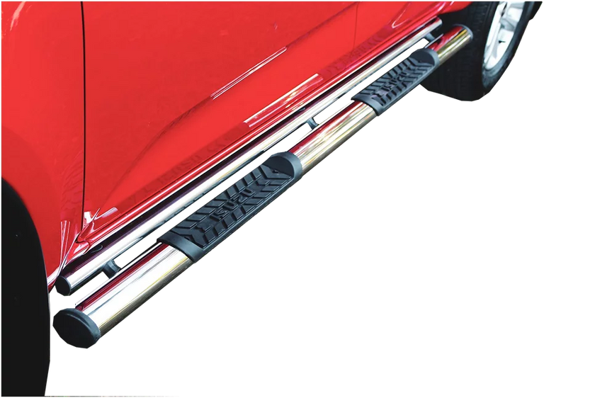 Artav Isuzu DMAX Single/Double/Extended Cab Stainless Steel Side Steps (2013+) – Heavy Duty Double Tube
