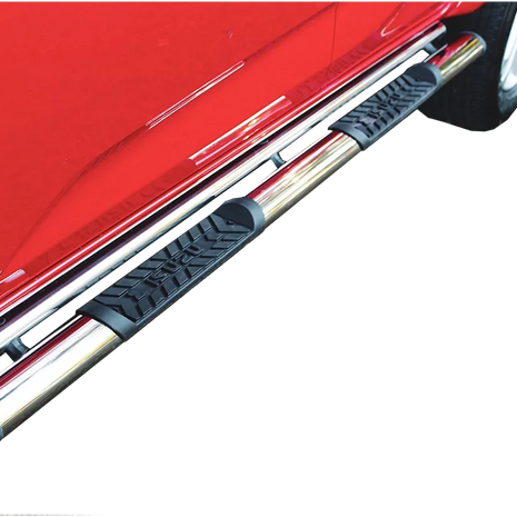 Artav Isuzu DMAX Single/Double/Extended Cab Stainless Steel Side Steps (2013+) – Heavy Duty Double Tube