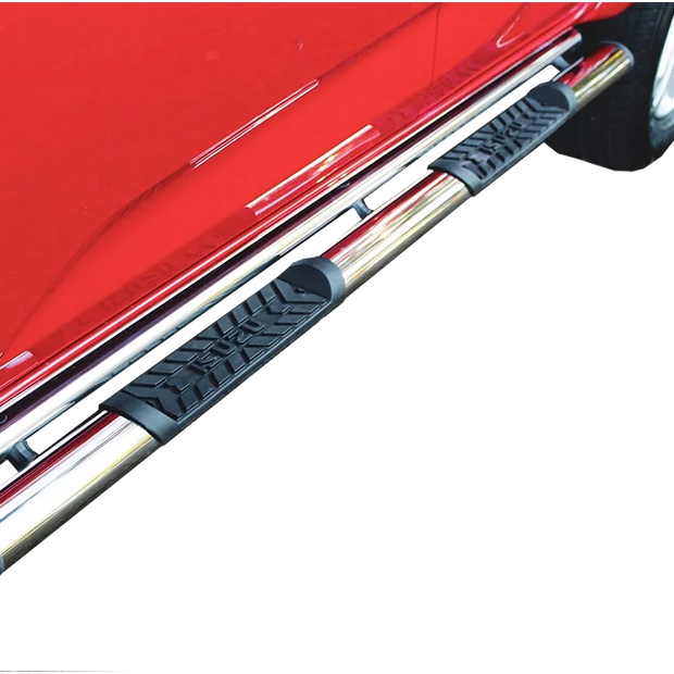 Artav Isuzu DMAX Single/Double/Extended Cab Stainless Steel Side Steps (2013+) – Heavy Duty Double Tube