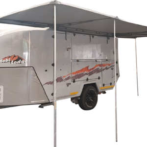 ABTQ 180° Free Standing Awning – 2.5m | 5.5m Span | 304 Stainless Frame (19kg)