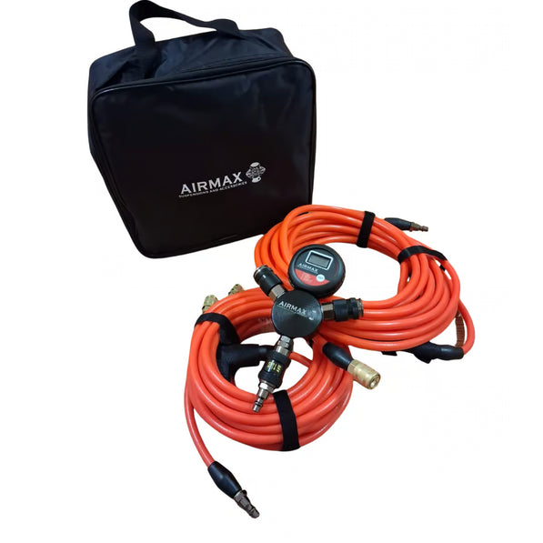 AIRMAX 2 & 4 Way EZ Tyre Pressure Inflator/Deflator – 18 Bar Digital Gauge