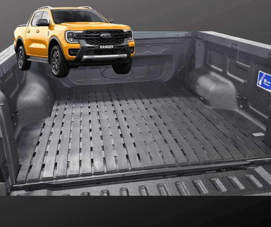 Ford Ranger XL/XLT, Raptor & Wildtrak Conveyor Load Bin Mat | Heavy-Duty Non-Slip Cargo Mat
