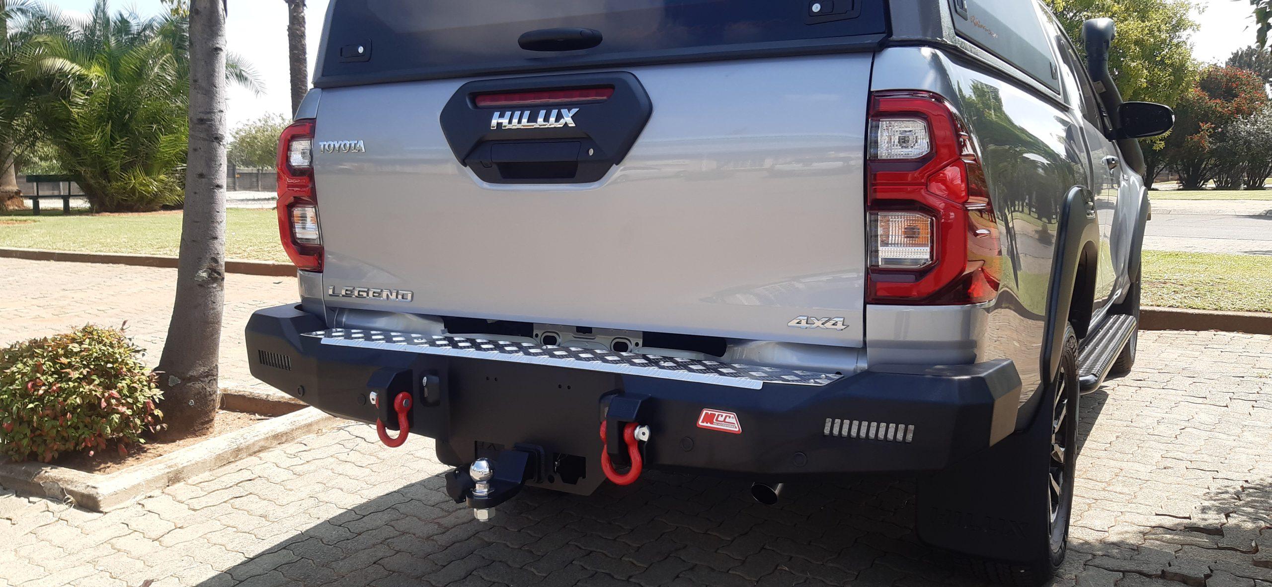 MCC Rocker Rear Steel Bumper with Towbar – Toyota Hilux GD6 – 2016–Current