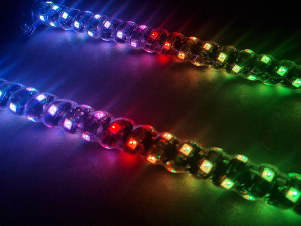 RGB LED Whip Lights (4ft / 5ft / 6ft) | Single & Double Off-Road Light Kit