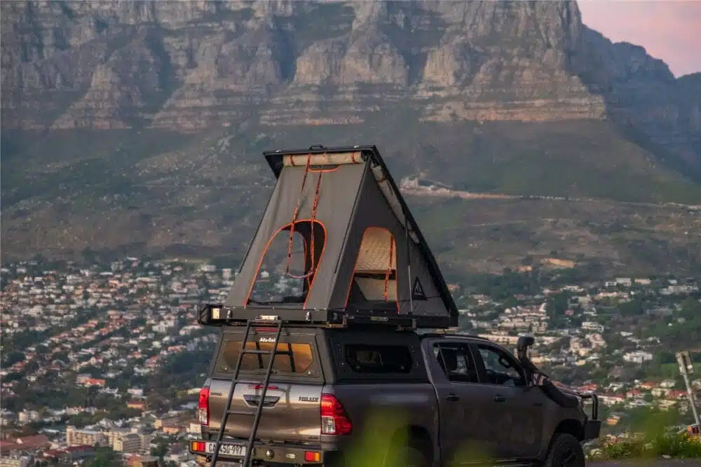 Premium Hard Shell Rooftop Tent – Aluminium Pop‑Up | Built-In Cargo Rails