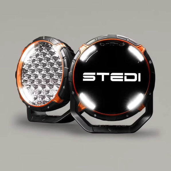 STEDI Type-X Pro Plus DRL LED Spotlights (Pair) – 29,664 Lumens 4x4 Driving Light Kit