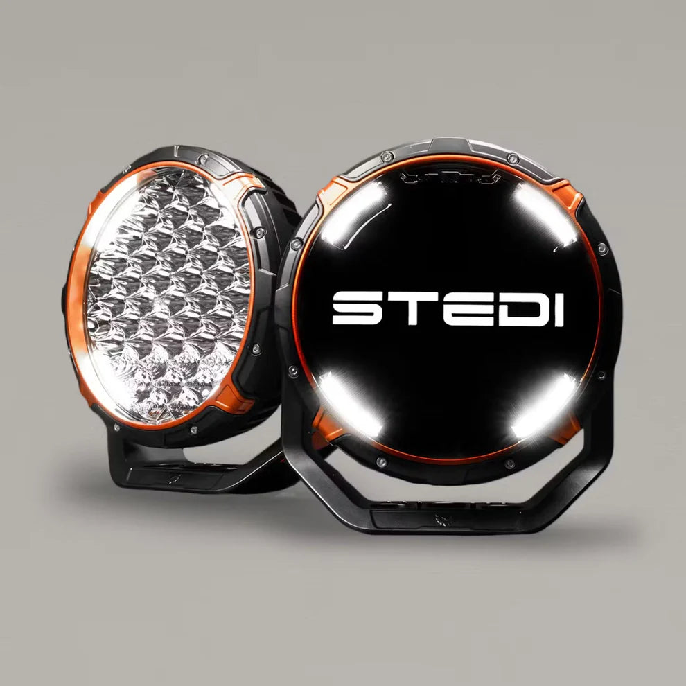 STEDI Type-X Pro Plus DRL LED Spotlights (Pair) – 29,664 Lumens 4x4 Driving Light Kit