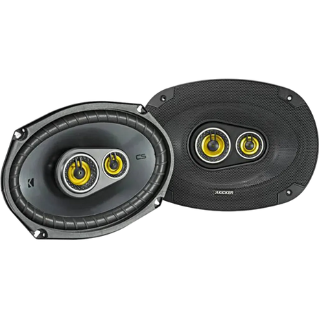 Kicker 46CSC6934 6x9” CS 3-Way Coaxial Car Speakers (Pair)