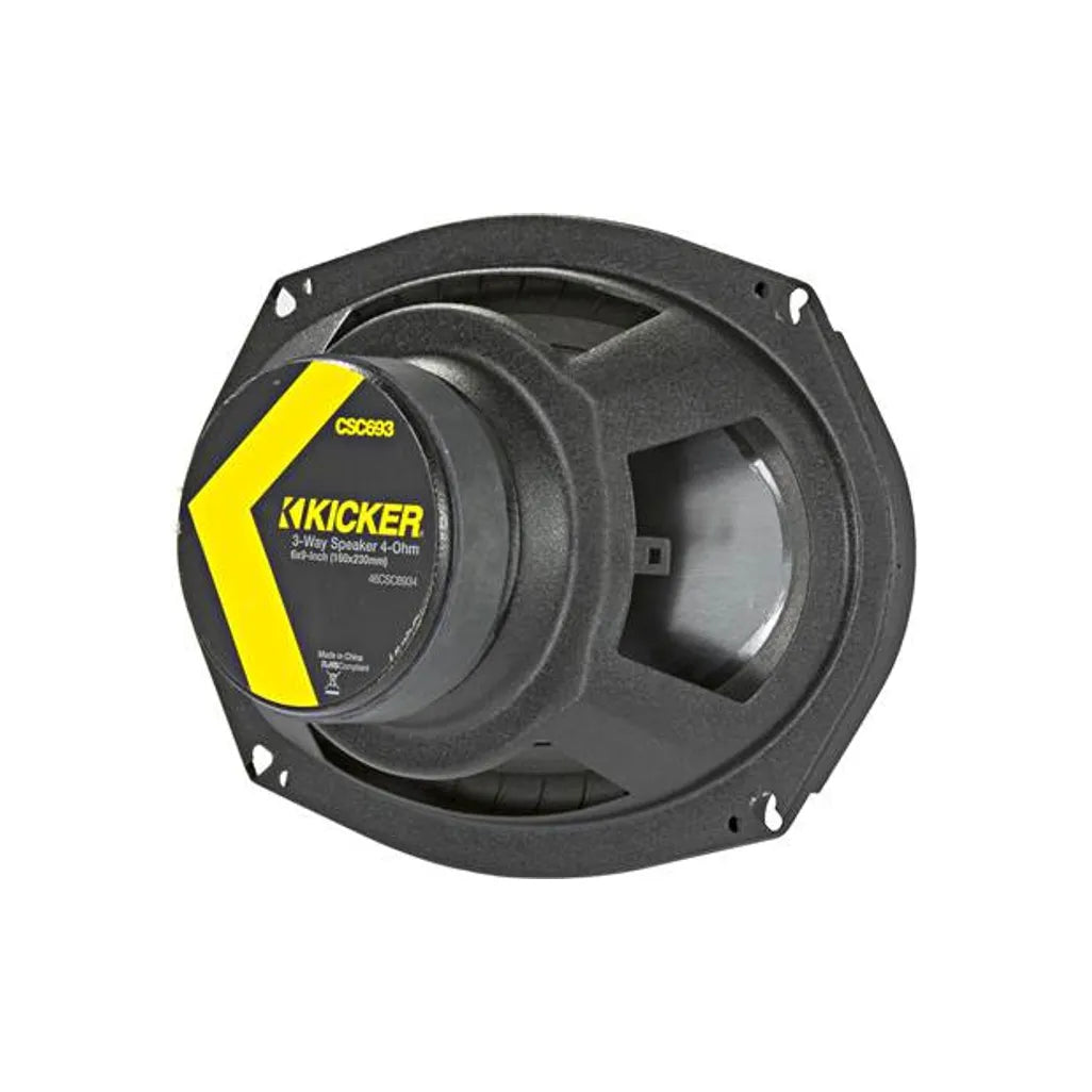 Kicker 46CSC6934 6x9” CS 3-Way Coaxial Car Speakers (Pair)