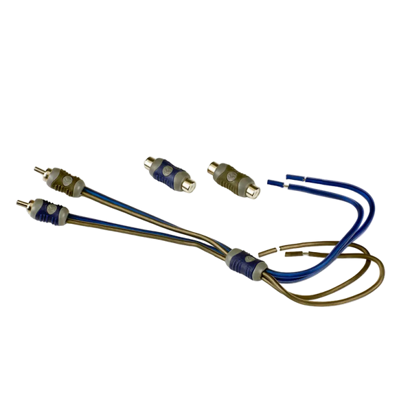 Kicker 46KISL Speaker Wire to RCA Converter (2-Channel High-Level Adapter)