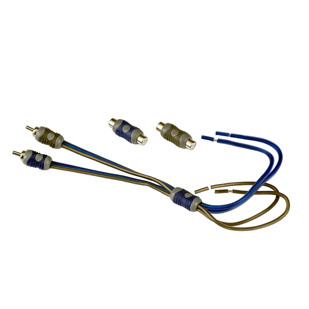Kicker 46KISL Speaker Wire to RCA Converter (2-Channel High-Level Adapter)