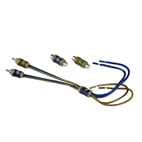 Kicker 46KISL Speaker Wire to RCA Converter (2-Channel High-Level Adapter)