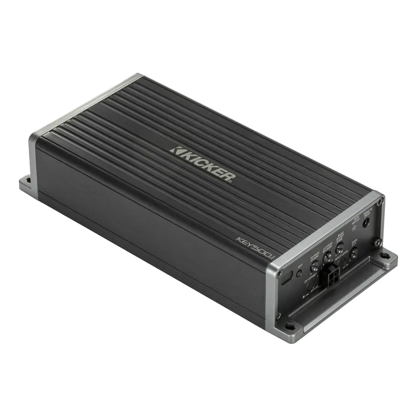 Kicker 47KEY5001 Mono Smart Amplifier with DSP (500W Subwoofer Amp)