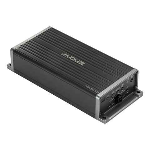 Kicker 47KEY5001 Mono Smart Amplifier with DSP (500W Subwoofer Amp)