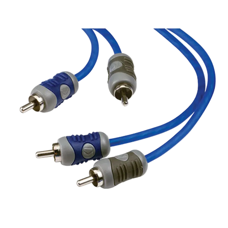 Kicker 46KI25 2-Channel RCA Interconnect Cable – 5m (16ft)