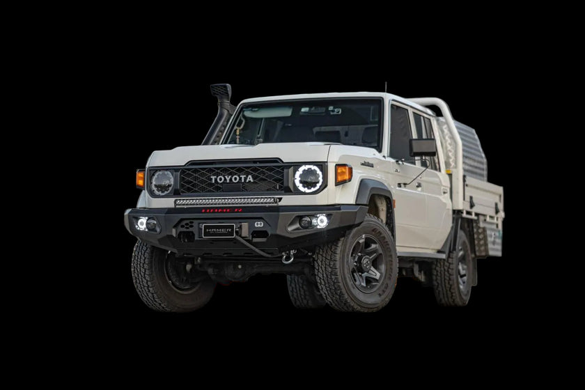 Hamer Series Bull Bars – Premium 4x4 Protection (Toyota Hilux, Prado 250, Prado 150, Land Cruiser 79/70, FJ Cruiser, LC300, VX200)