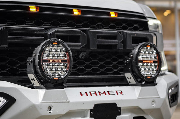 Hamer Luminos Series 7” & 9” LED Spot Lights | High Power Off-Road Driving Lights