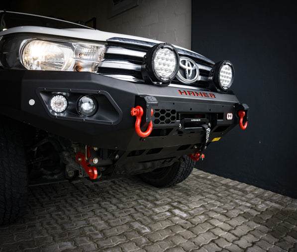 Hamer Series Bull Bars – Premium 4x4 Protection (Toyota Hilux, Prado 250, Prado 150, Land Cruiser 79/70, FJ Cruiser, LC300, VX200)