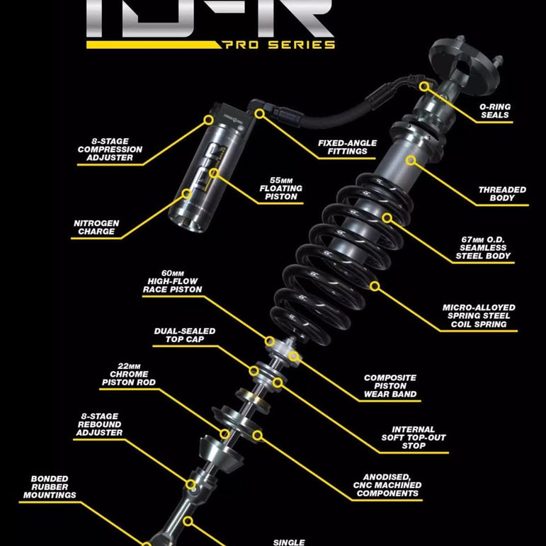 Tough Dog Suspension Shocks – TD-R Pro, Foam Cell, Adjustable & Nitro Gas Range