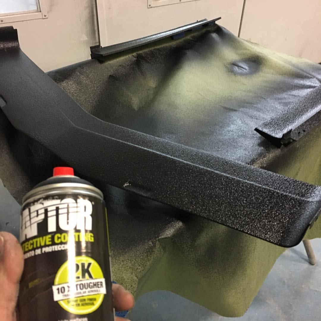 RAPTOR 2K Aerosol Protective Coating 400ml – Black Bedliner Spray