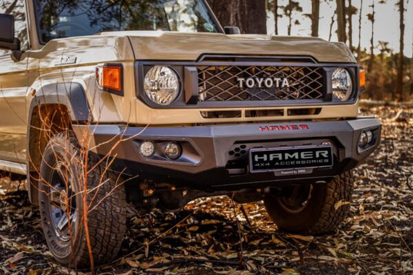 Hamer Series Bull Bars – Premium 4x4 Protection (Toyota Hilux, Prado 250, Prado 150, Land Cruiser 79/70, FJ Cruiser, LC300, VX200)