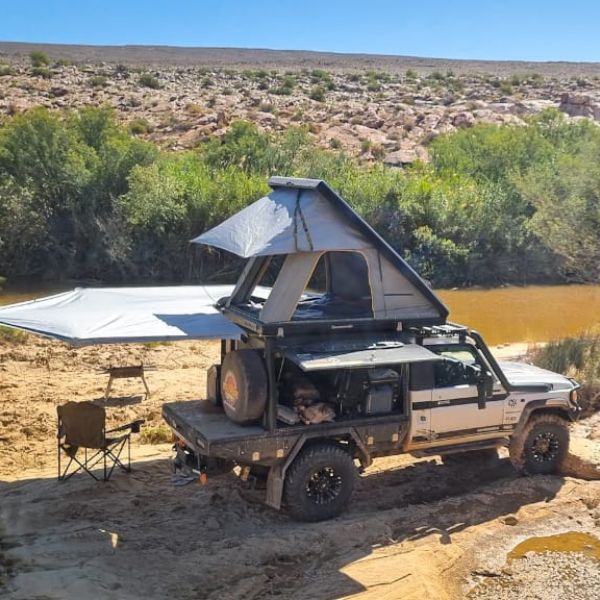 Quick Pitch Aluminium Roof Top Tent | Hard Shell RTT for Bakkies, SUVs & 4x4 Vehicles