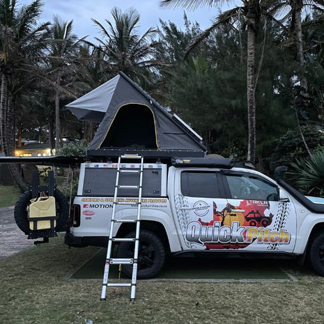Quick Pitch AERO Roof Top Tent | Lightweight Aluminium Clamshell RTT for Bakkies & SUVs