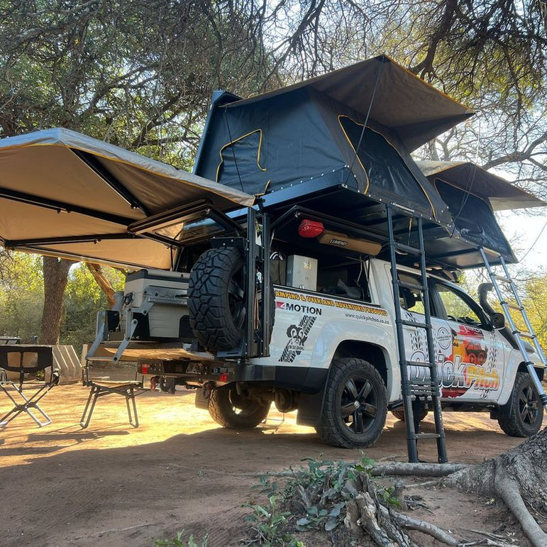 Quick Pitch Nyumba Roof Top Tent | Compact Aluminium Hard Shell RTT for Bakkies & SUVs