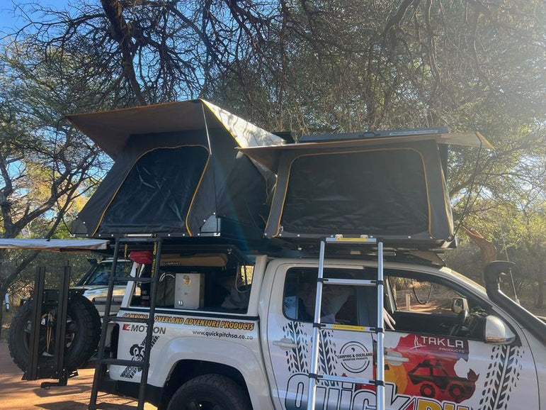 Quick Pitch Nyumba Roof Top Tent | Compact Aluminium Hard Shell RTT for Bakkies & SUVs