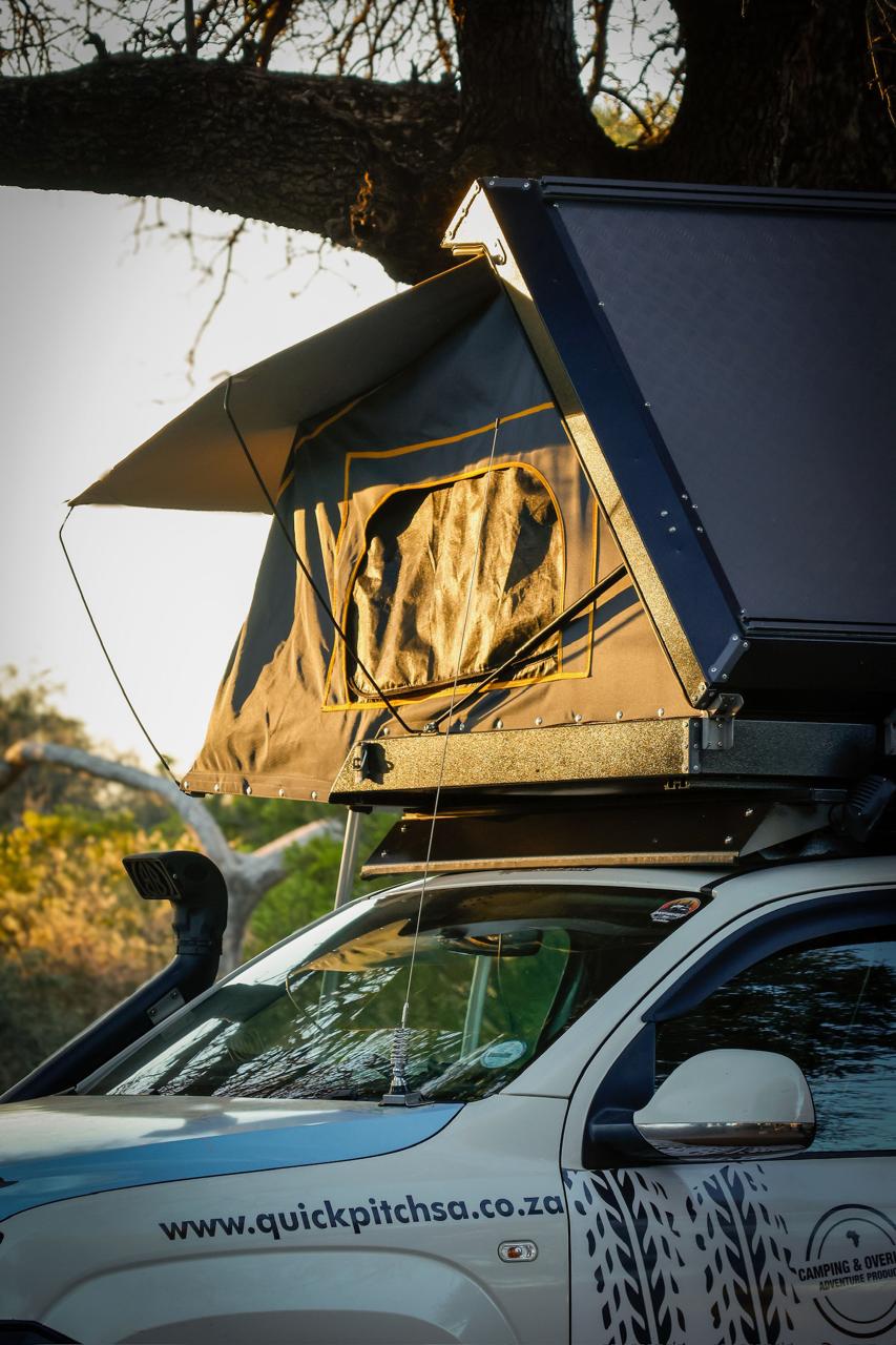 Quick Pitch Nyumba Roof Top Tent | Compact Aluminium Hard Shell RTT for Bakkies & SUVs