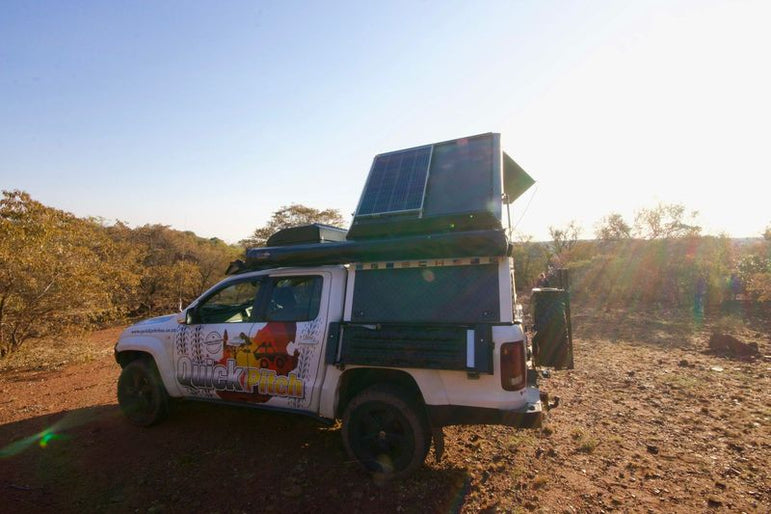 Quick Pitch Nyumba Roof Top Tent | Compact Aluminium Hard Shell RTT for Bakkies & SUVs
