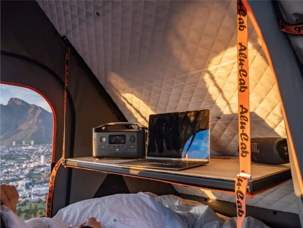 Premium Hard Shell Rooftop Tent – Aluminium Pop‑Up | Built-In Cargo Rails