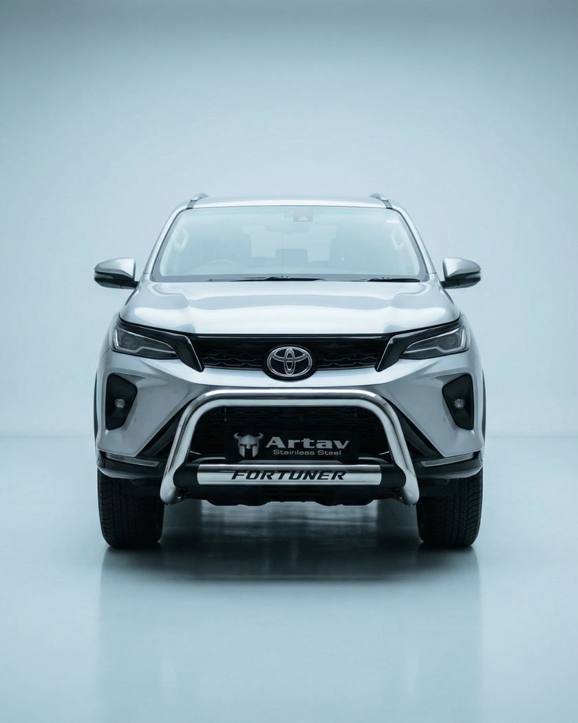 Artav Toyota Fortuner Nudge Bar Stainless - Fits Facelift VX Model 2023