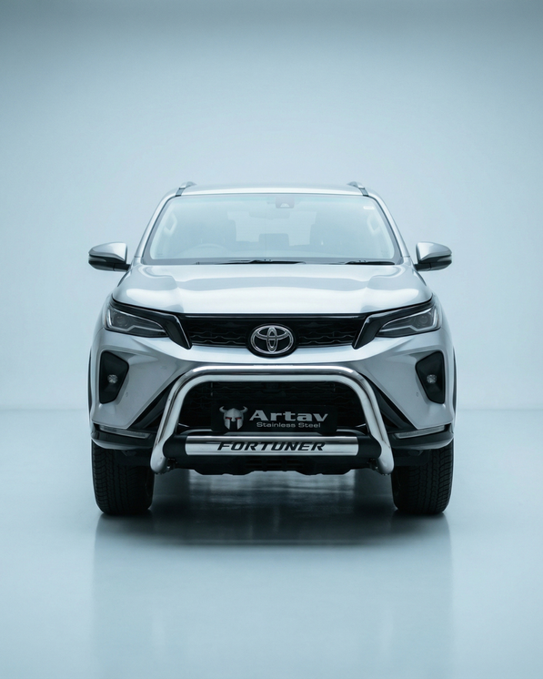 Artav Toyota Fortuner Nudge Bar Stainless - Fits Facelift VX Model 2023