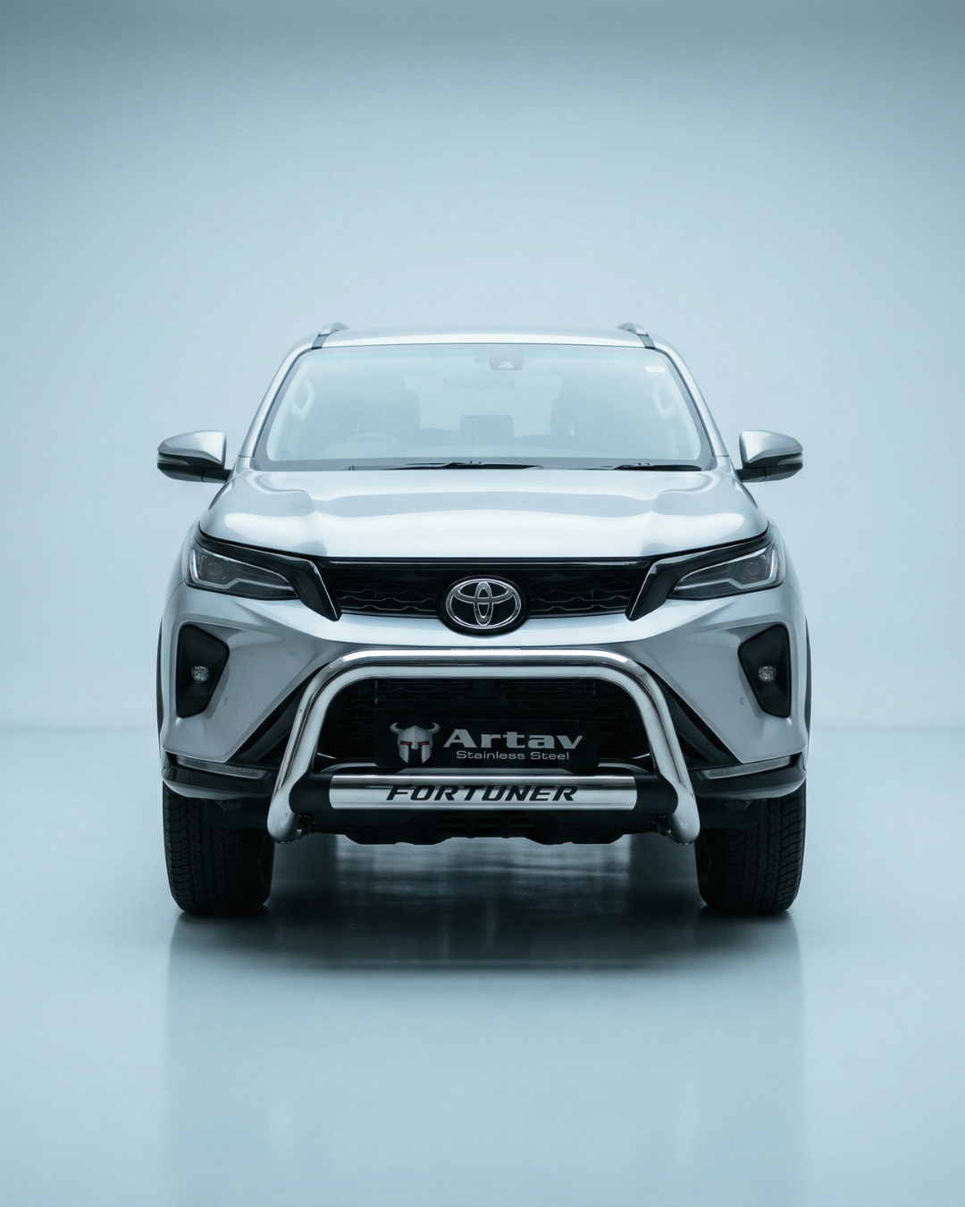 Artav Toyota Fortuner Nudge Bar Stainless - Fits Facelift VX Model 2023